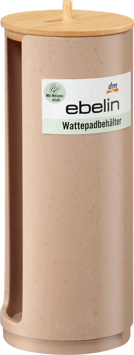 Wattepadspender mit Bambusdeckel, 1 St