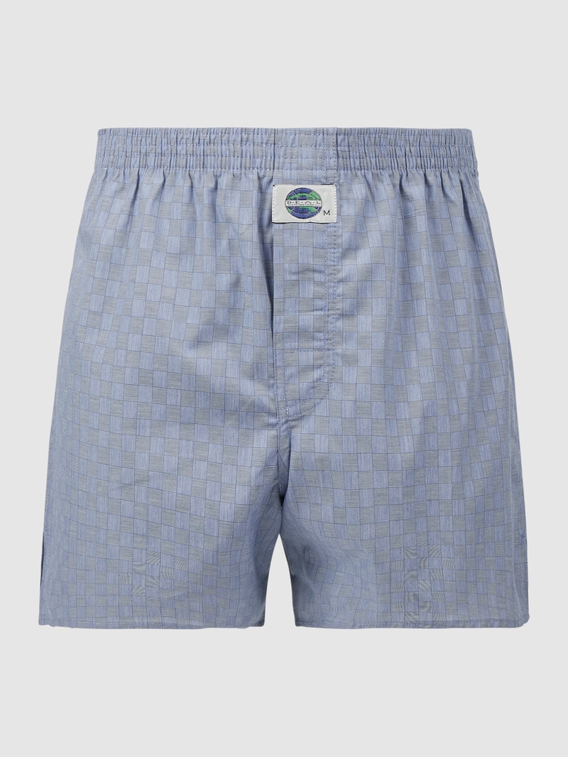 Boxershorts aus Baumwolle in hellblau