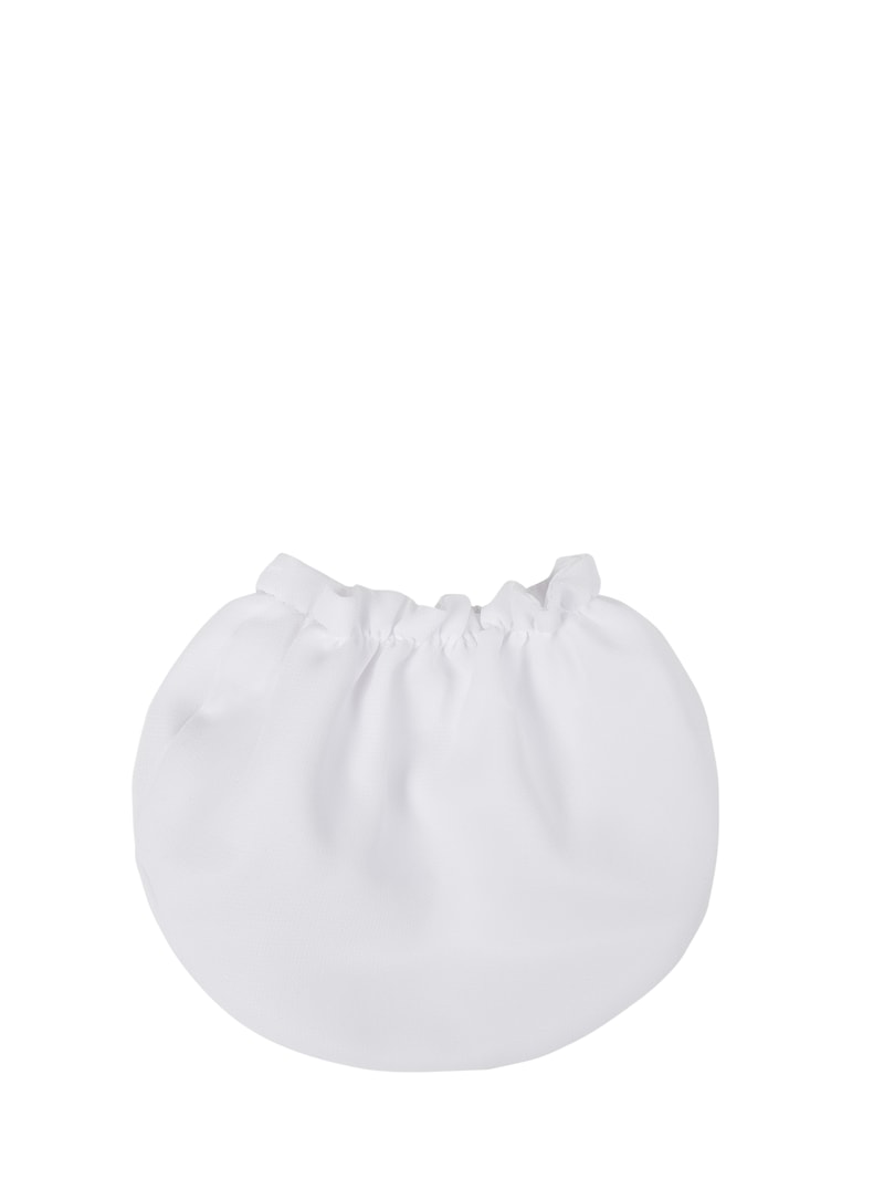 Tasche aus Chiffon in weiß