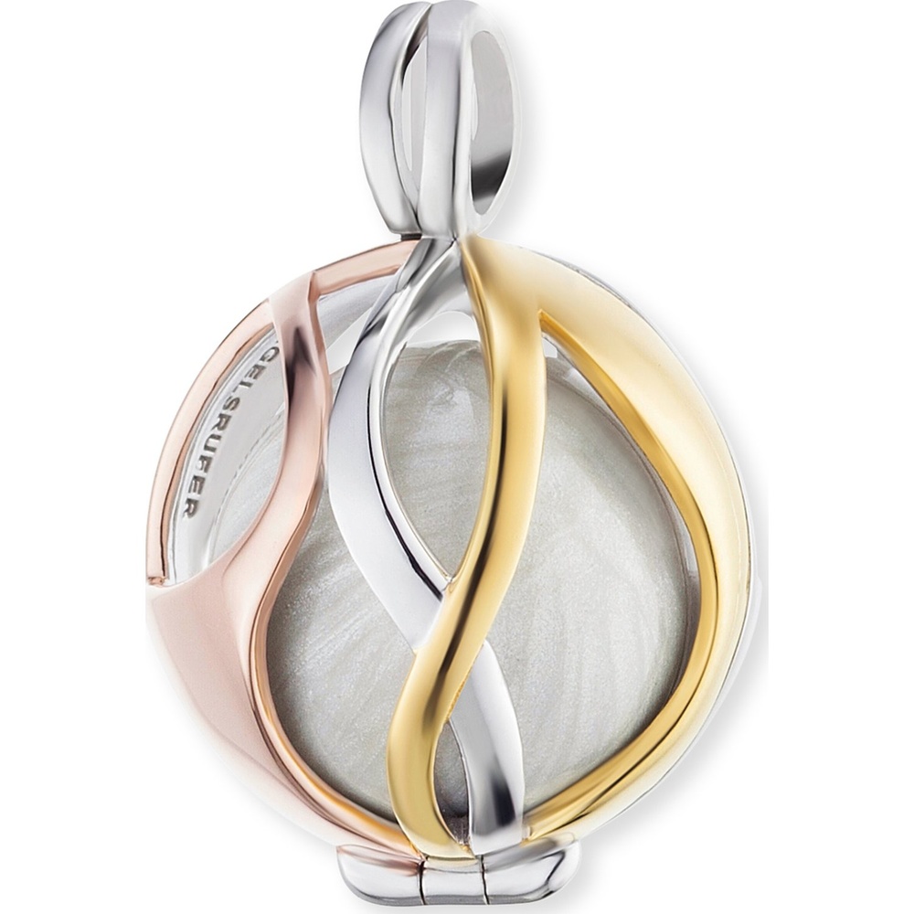 Engelsrufer Pendentif 925 Argent rhodié, Laiton tricolore Pendentif