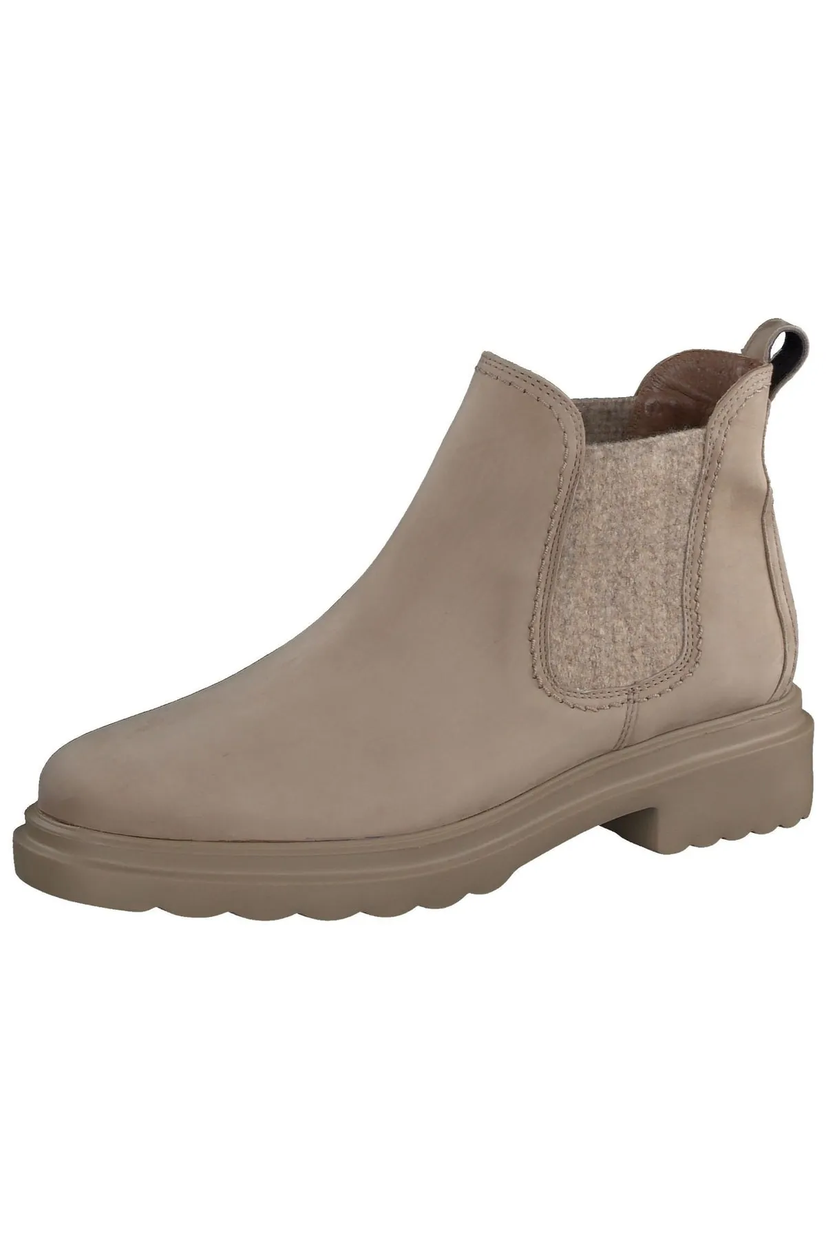 Paul Green  Stiefelette - Beige - Blockabsatz