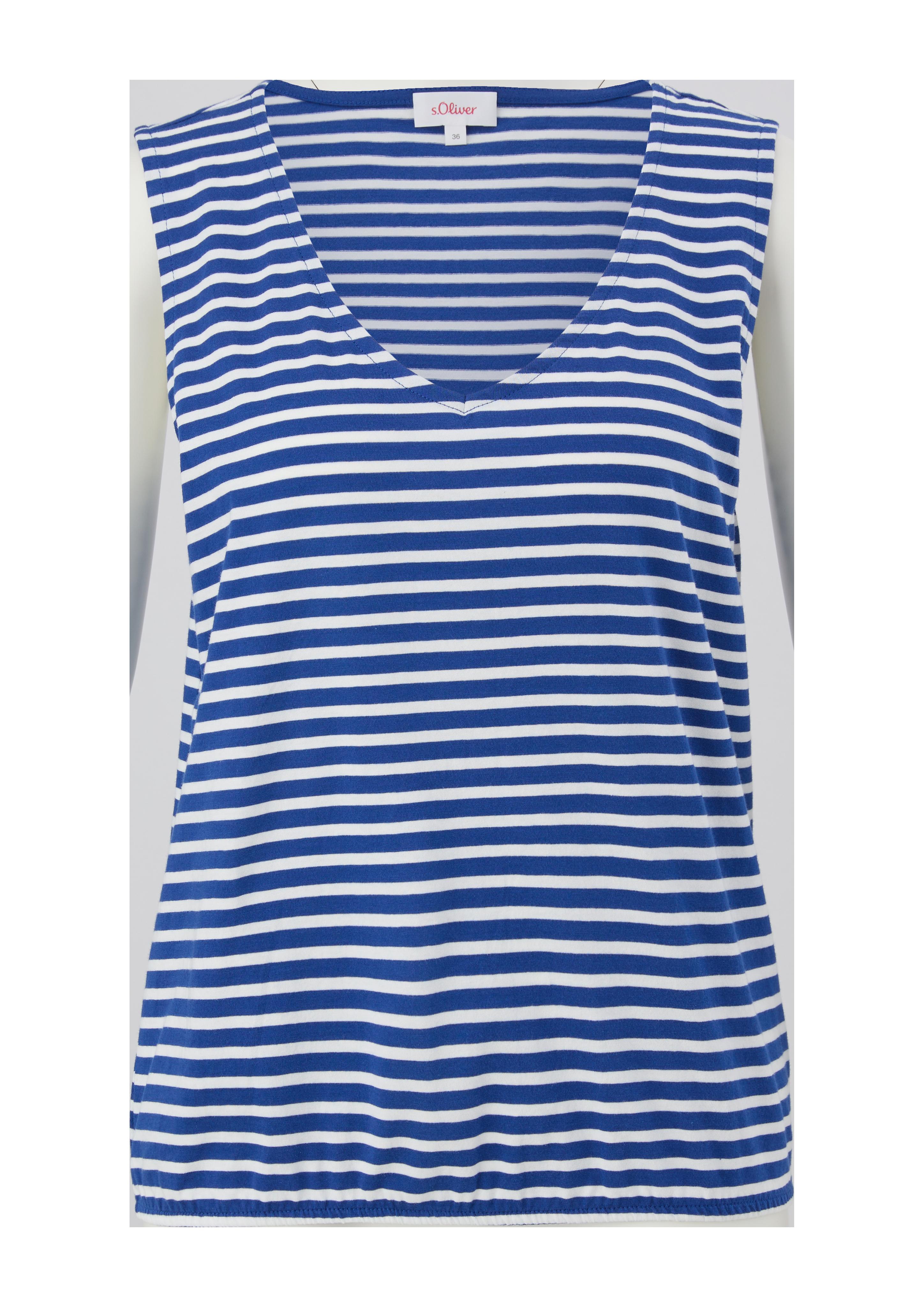 Ärmelloses Shirt aus Baumwolle  2133219-56G4
