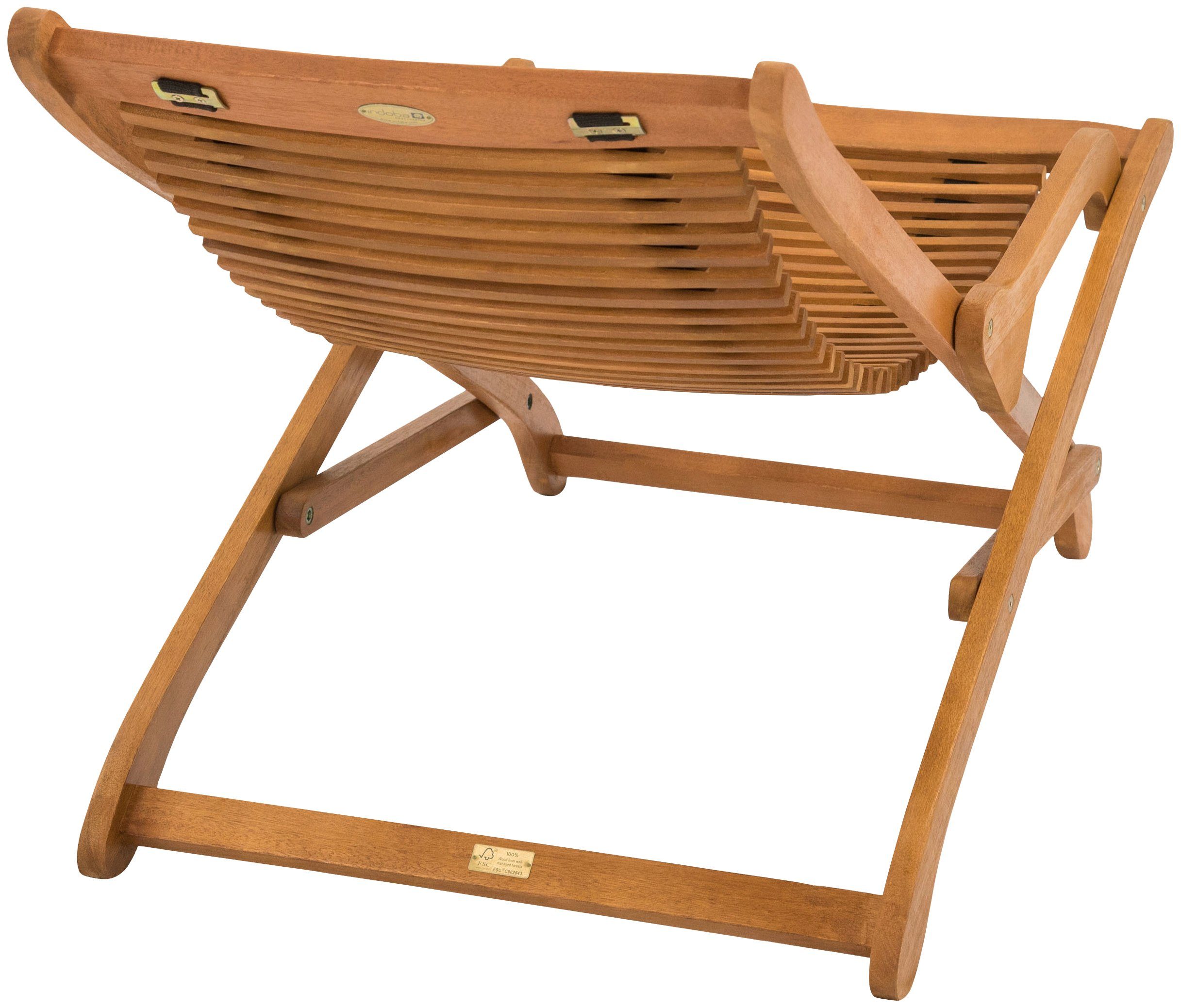indoba Gartenliege Sun Flair, IND-70007-RC, mit freihängender Liegefläche