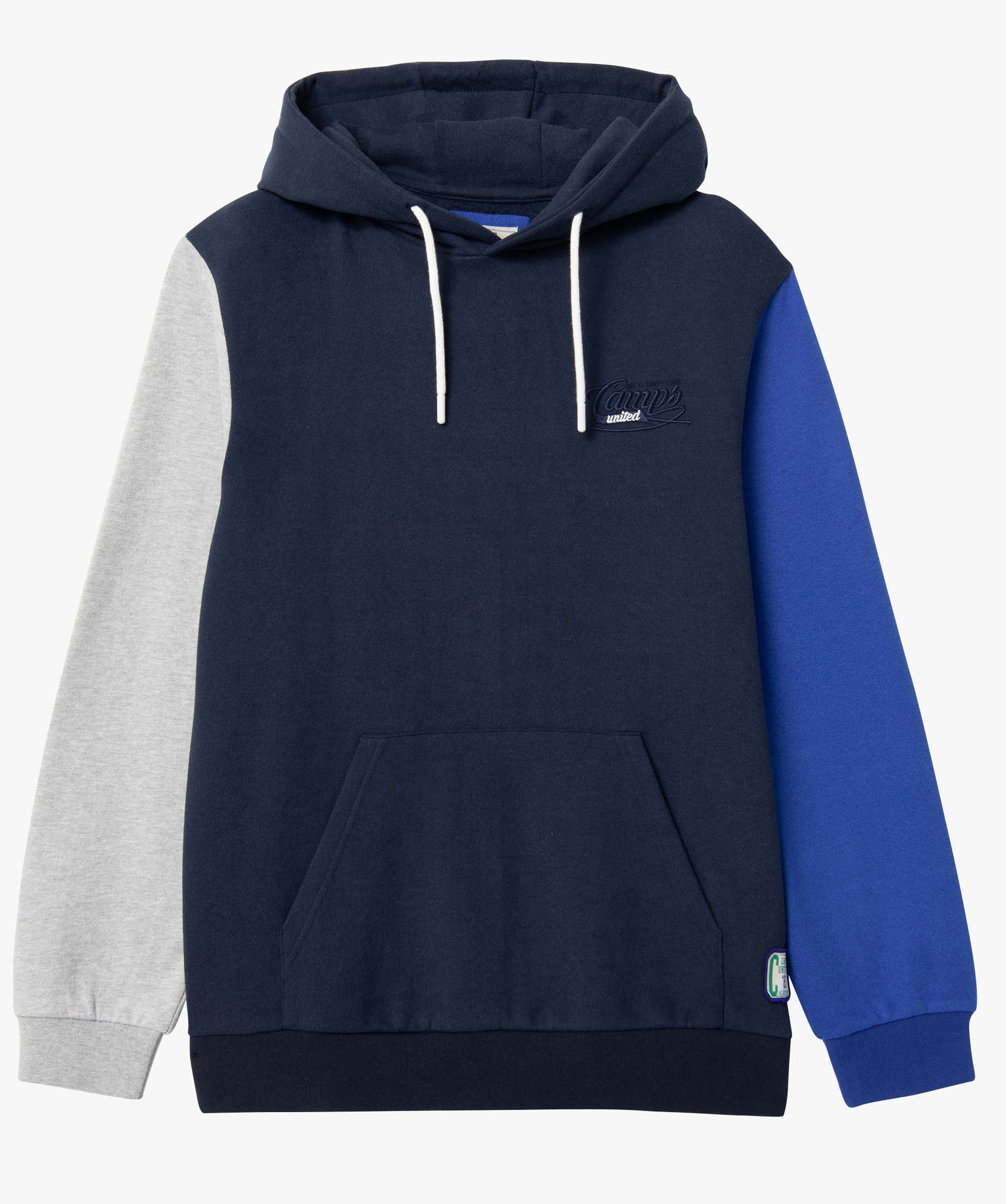 Sweat homme à capuche en molleton doux - Camps United bleu fonce | GEMO