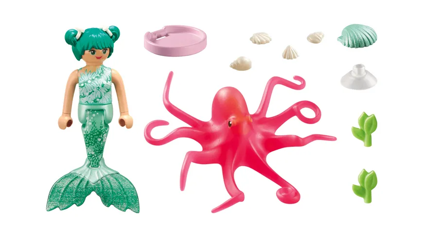 PLAYMOBIL 71503 - Princess Magic - Meerjungfrau mit Farbwechselkrake