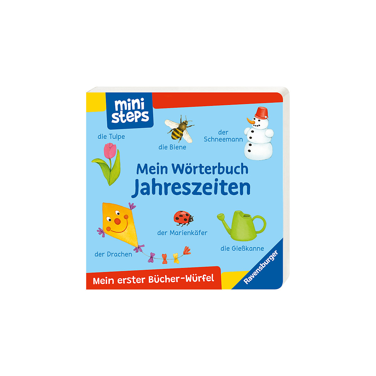 ministeps® Mein erster Bücher-Würfel: Meine ersten Wörter (Bücher-Set)