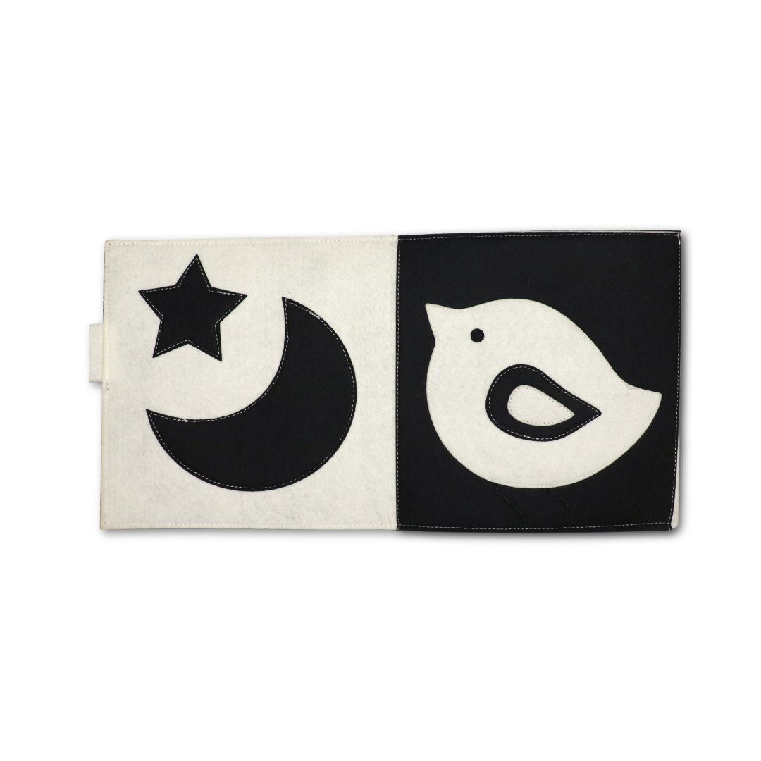 Jolly Designs Stoffbuch Black and White