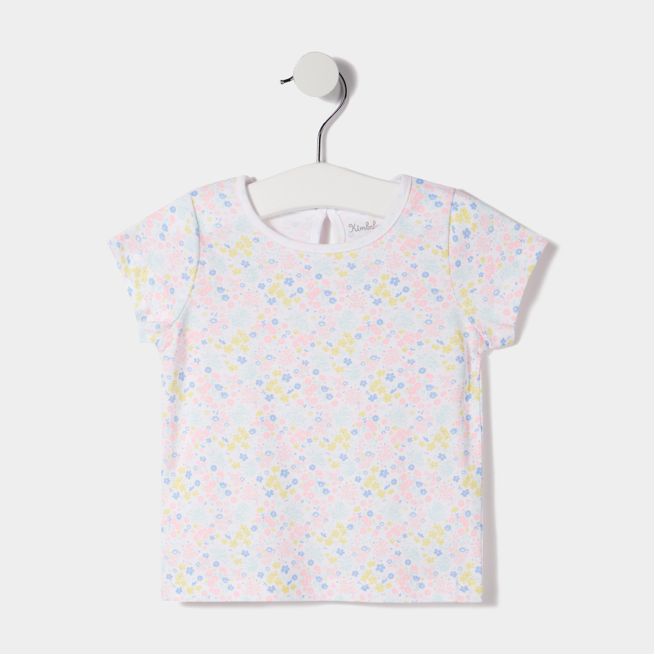 T-shirt manches courtes blanc bébé fille | La Halle