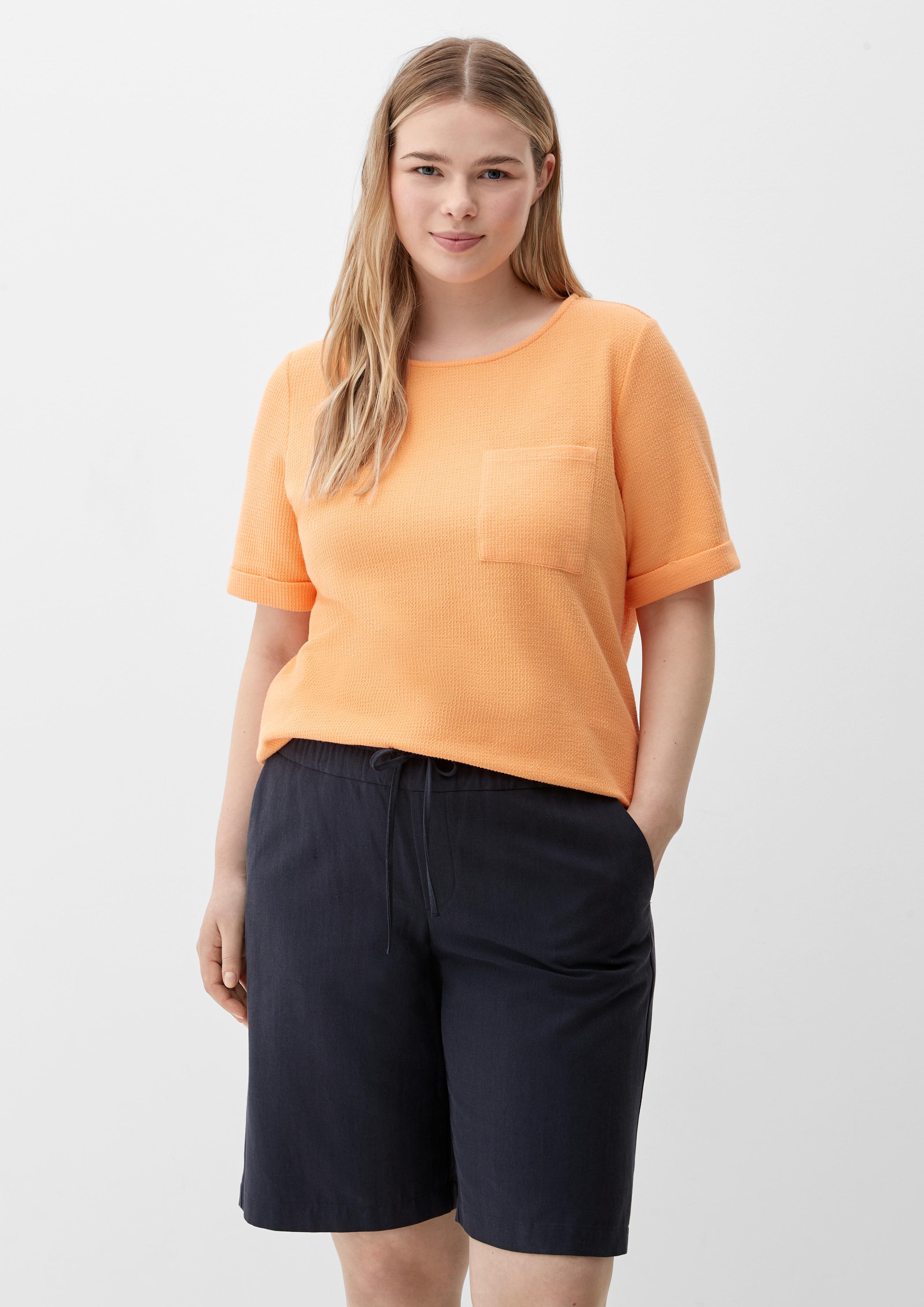 T-Shirt mit Waffelstruktur  2129863-2129