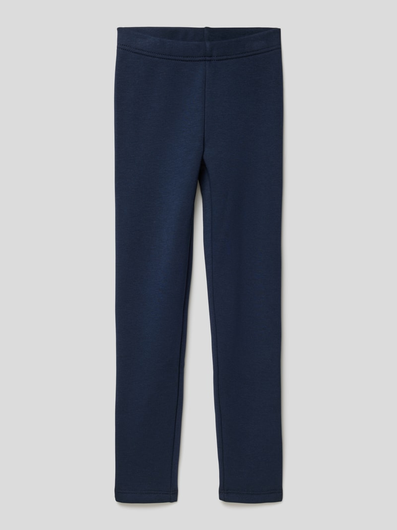 Leggings mit elastischem Bund in marineblau