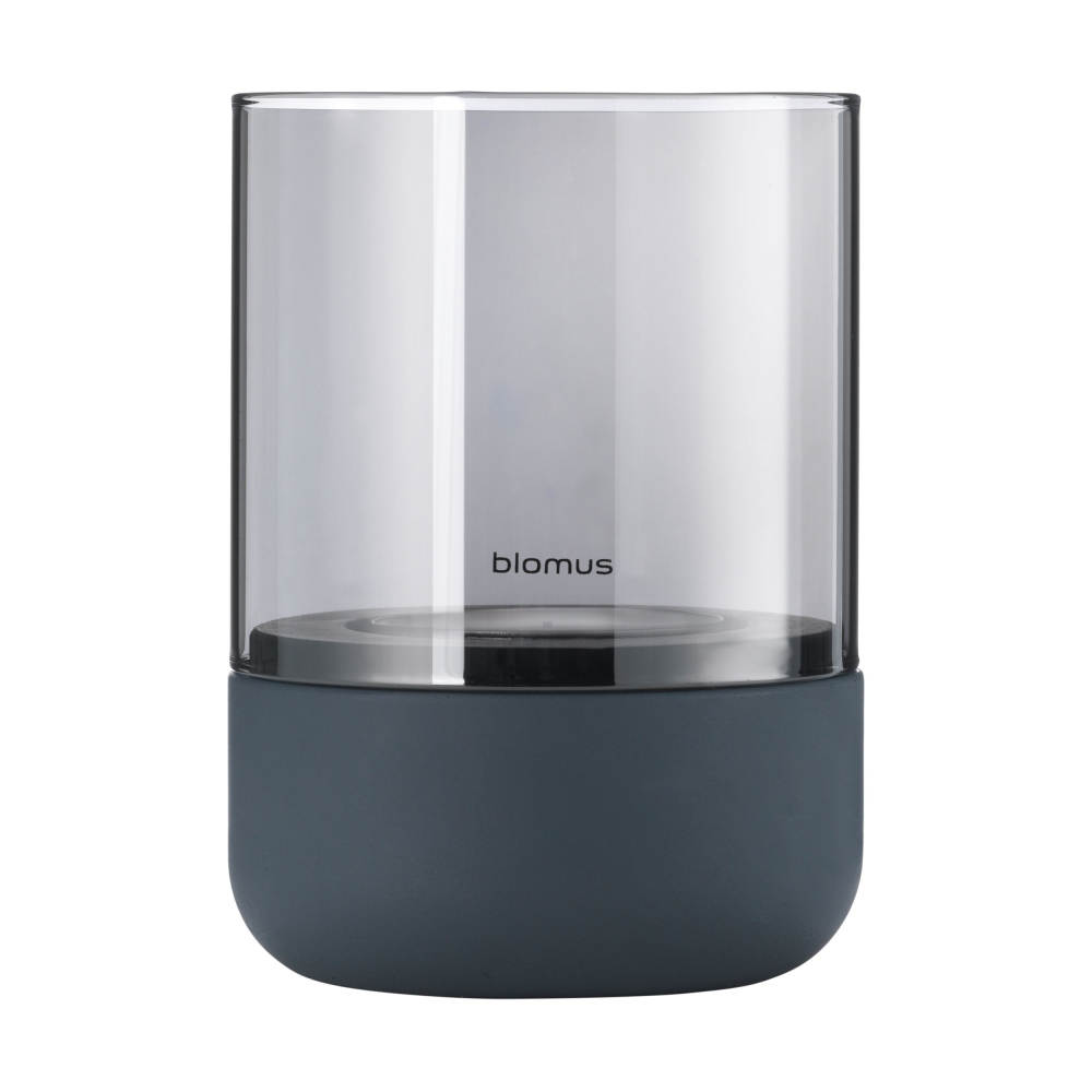 Windlicht Calma steel gray