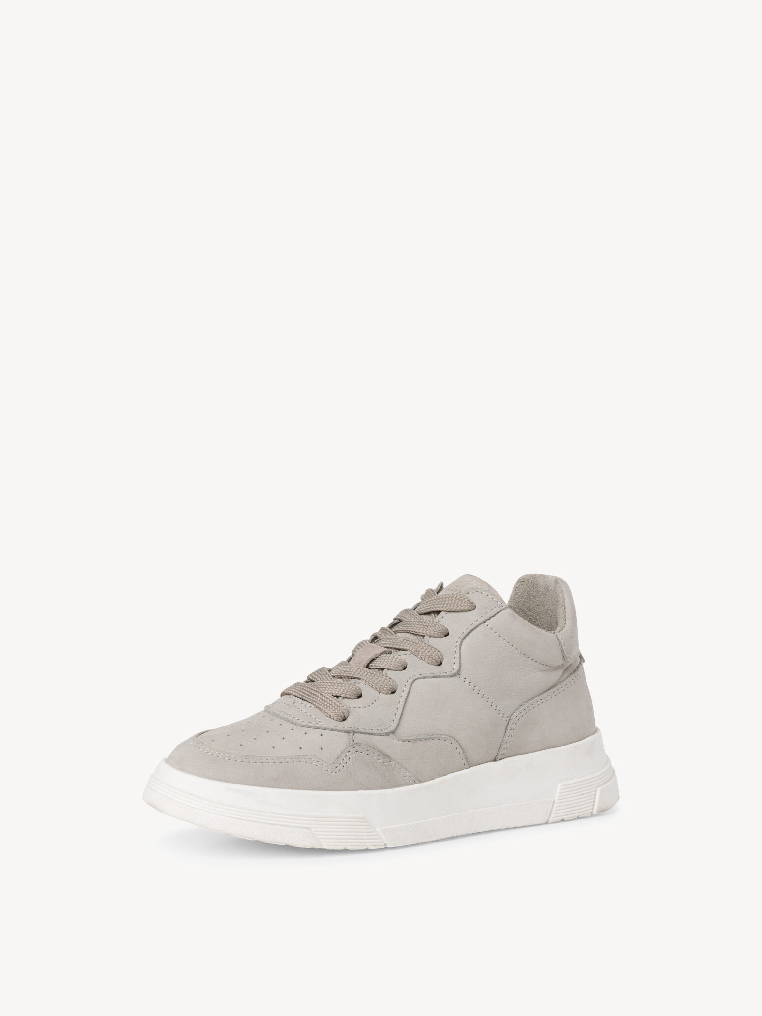 Basket en cuir - gris
