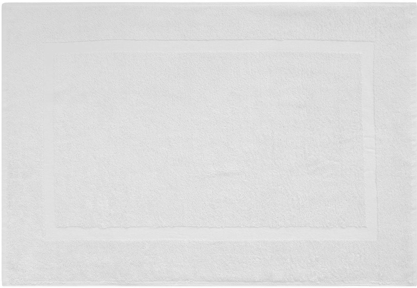 Badematte Kristall Dyckhoff, Höhe 2 mm, Baumwolle, rechteckig, 2-tlg. Badematte, 2er Set Hotelmatte