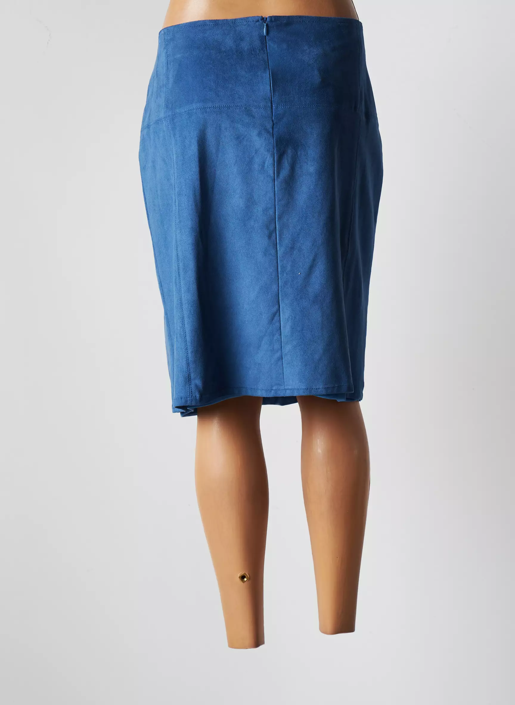 Jumfil Jupes Mi Longues Femme couleur bleu