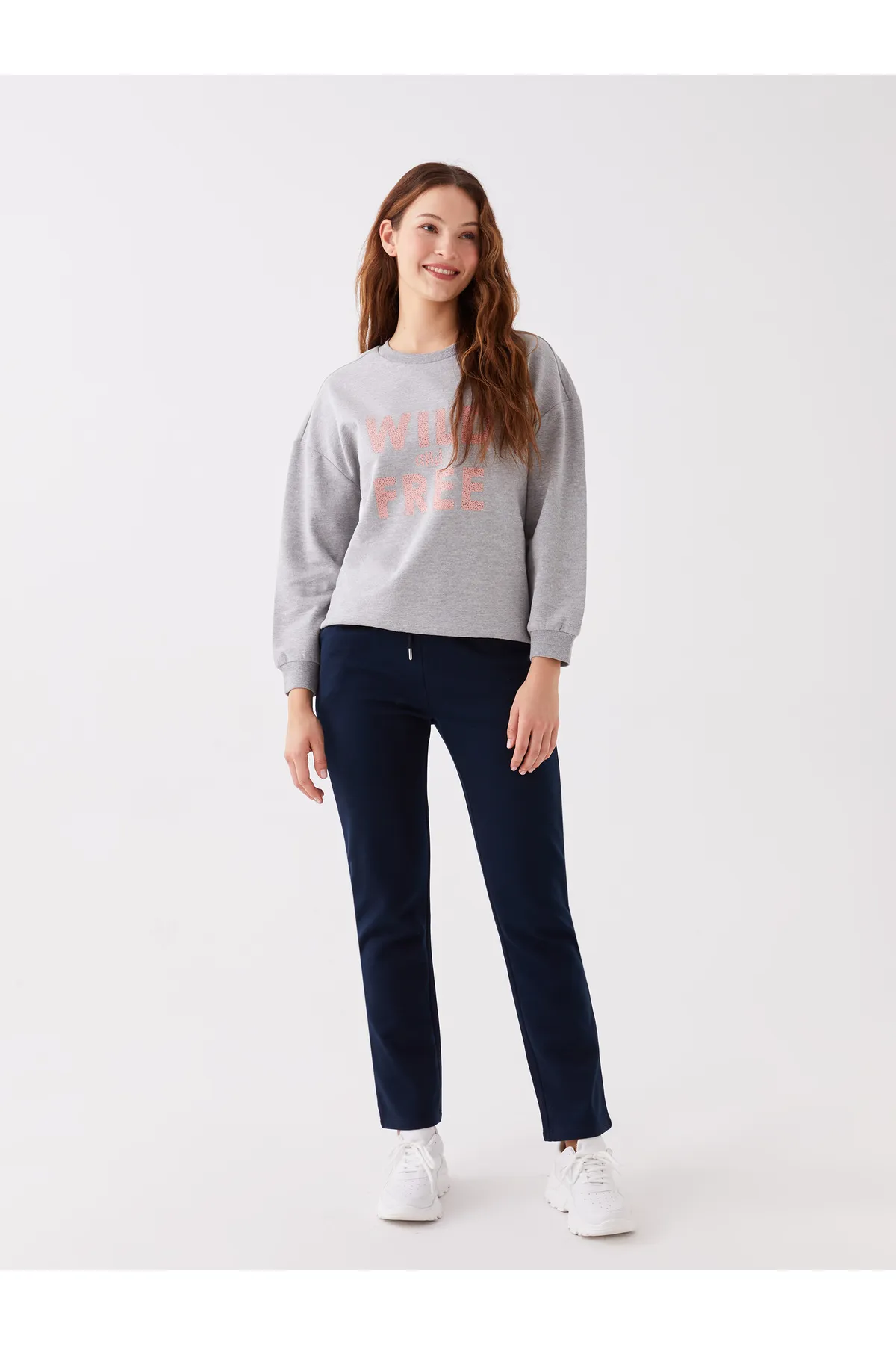 LC Waikiki  Einfarbige Jogginghose für Damen mit elastischem Bund