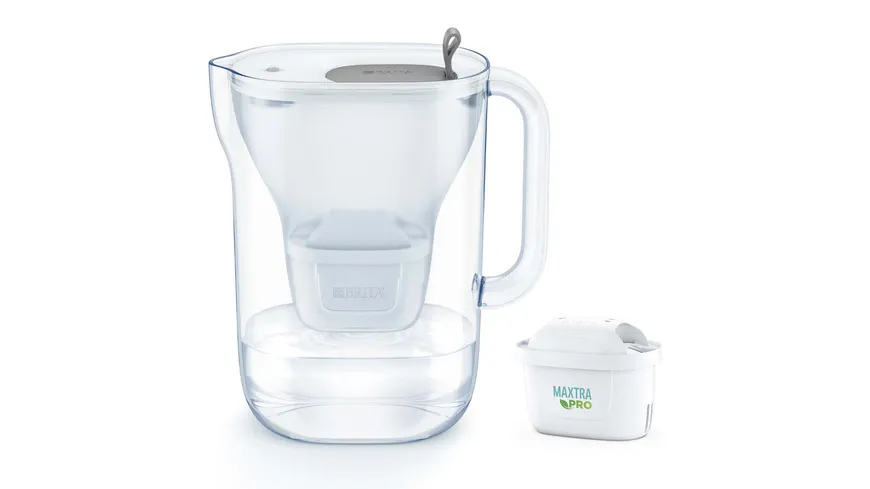 BRITA Wasserfilter Style hellgrau inkl. MX PRO
