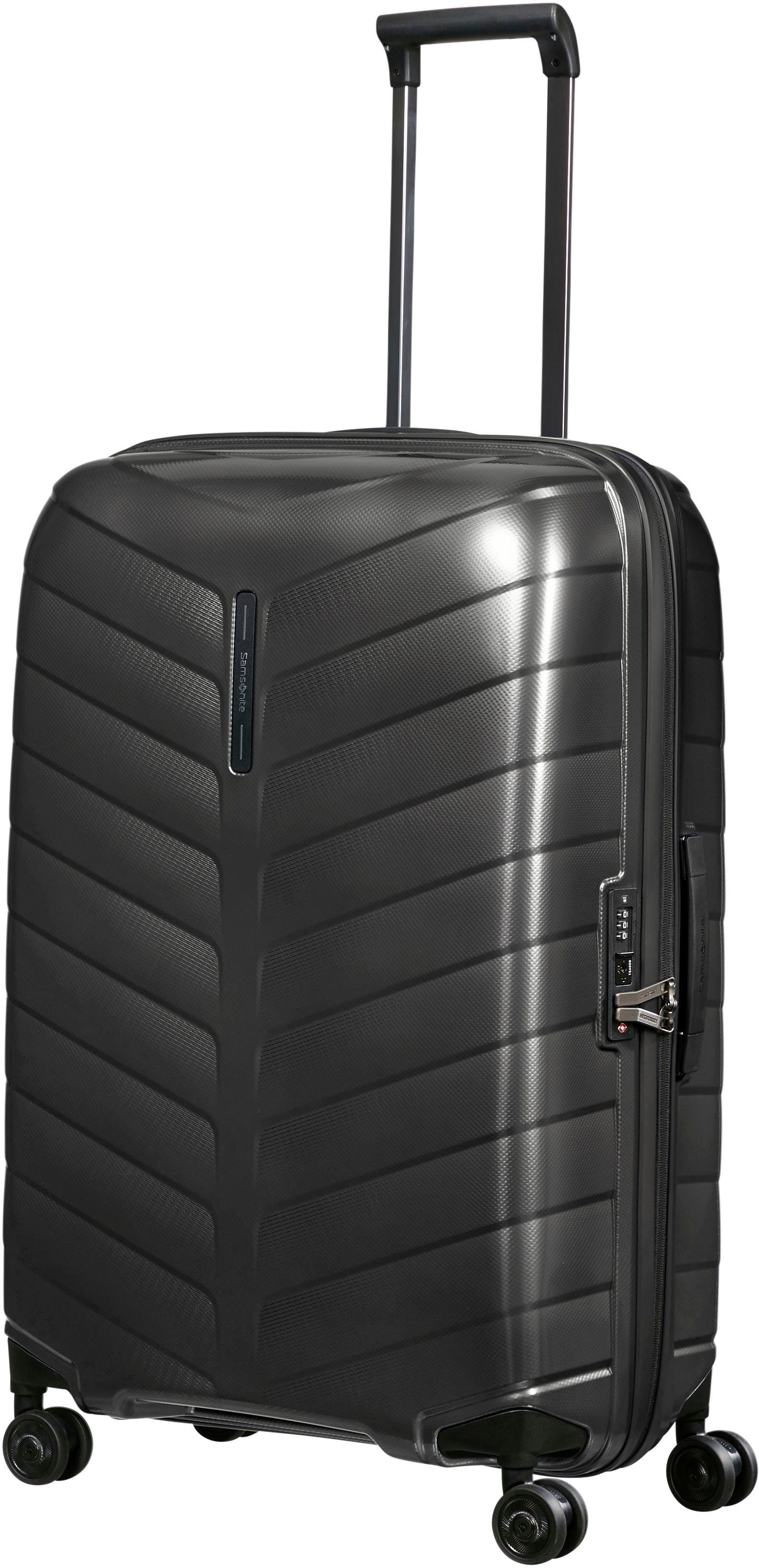 Samsonite Hartschalen-Trolley Attrix, anthracite, 75 cm, 4 Rollen, Made in Europe