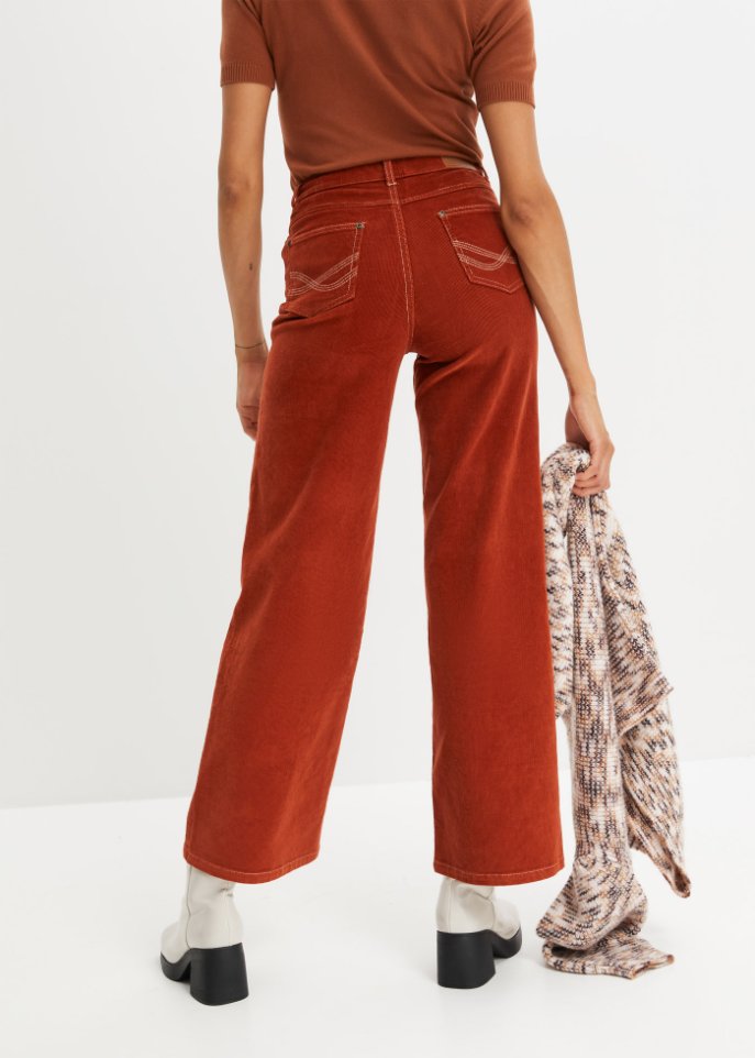 Stretch-Cordhose, Wide