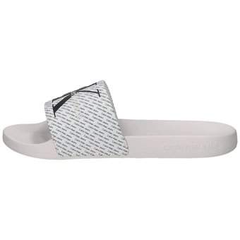 Calvin Klein Slide Aop in weiß