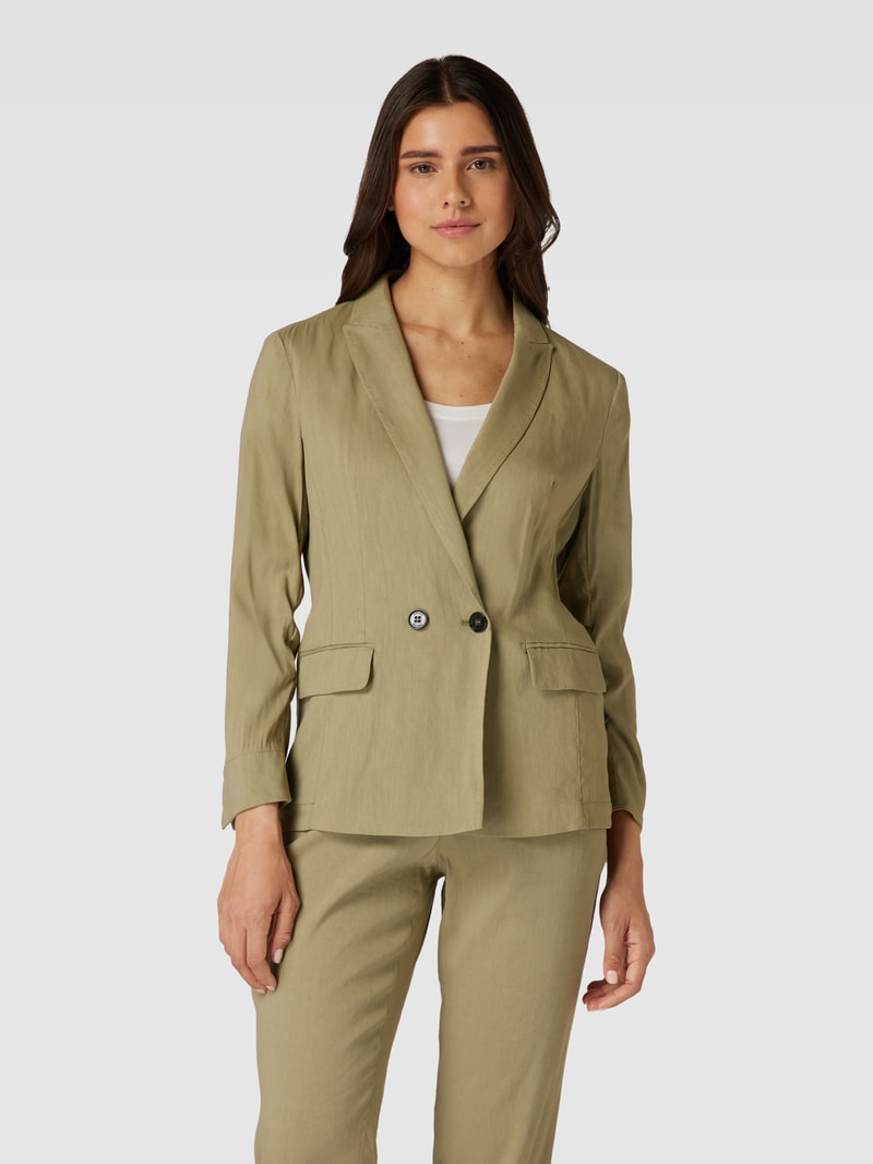 Blazer mit Pattentaschen in khaki
