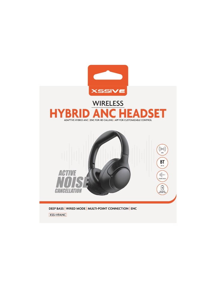 COFI 1453 Kabelloses Hybrid-ANC-Headset in Schwarz günstig kaufen onesize