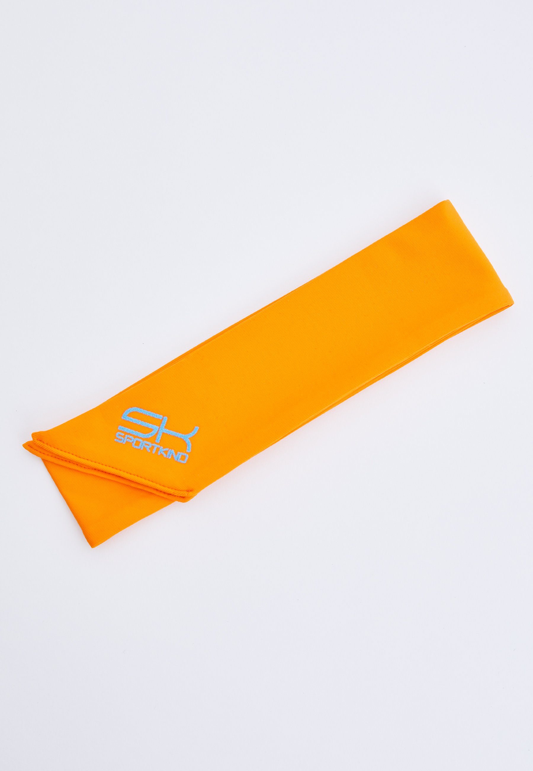 SPORTKIND Schweißband Tennis Stirnband Schweißband, unisex Kinder & Erwachsene, orange