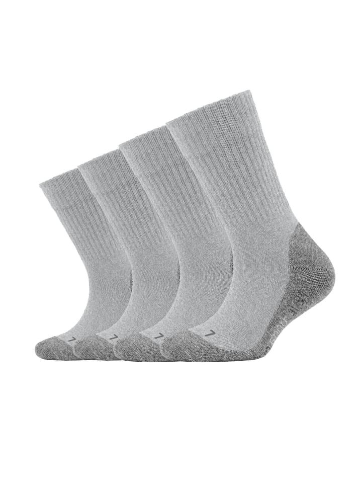 camano Sportsocken pro tex 4er Pack function in dunkelgrau melange günstig kaufen 23-26
