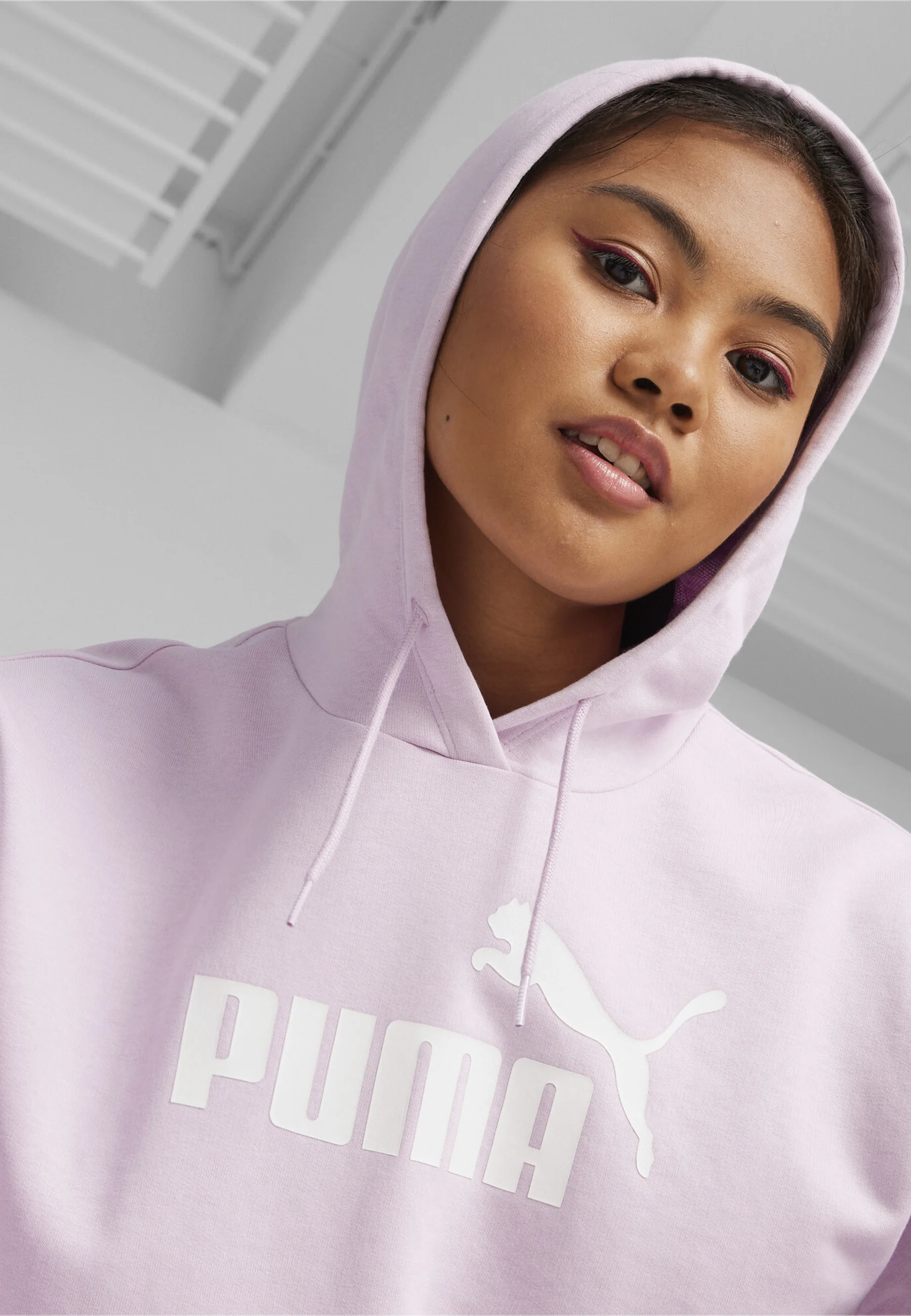 Sudadera corta con logo Puma Essentials
