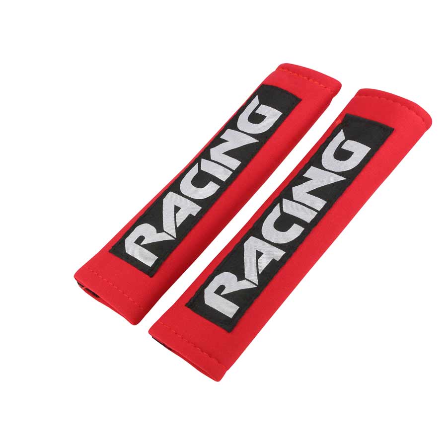 "Racing" Gurtpolster, rot , 1 Stück - ATU