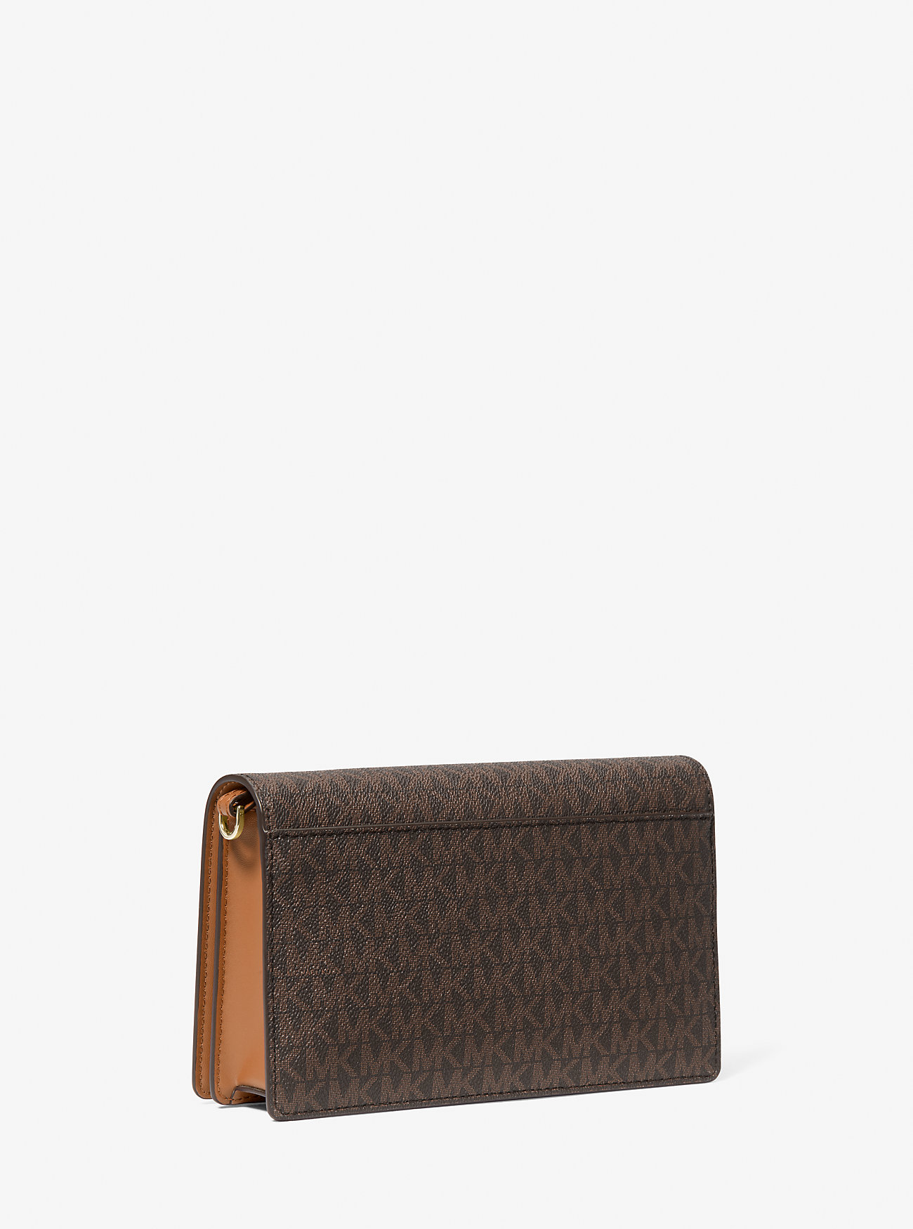 Jet Set Medium Signature Logo Crossbody Bag - BRN/ACORN