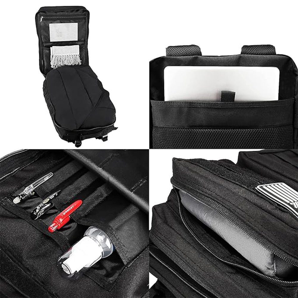 AKKEE Wanderrucksack 45L Taktische Rucksack Herren Große Pack Leicht und atmungsaktiv (45L Große Kapazität Wasserdicht, Rucksack Herren), Rucksäcke Backpack für Wandern im Freien Trekking Camping Reise