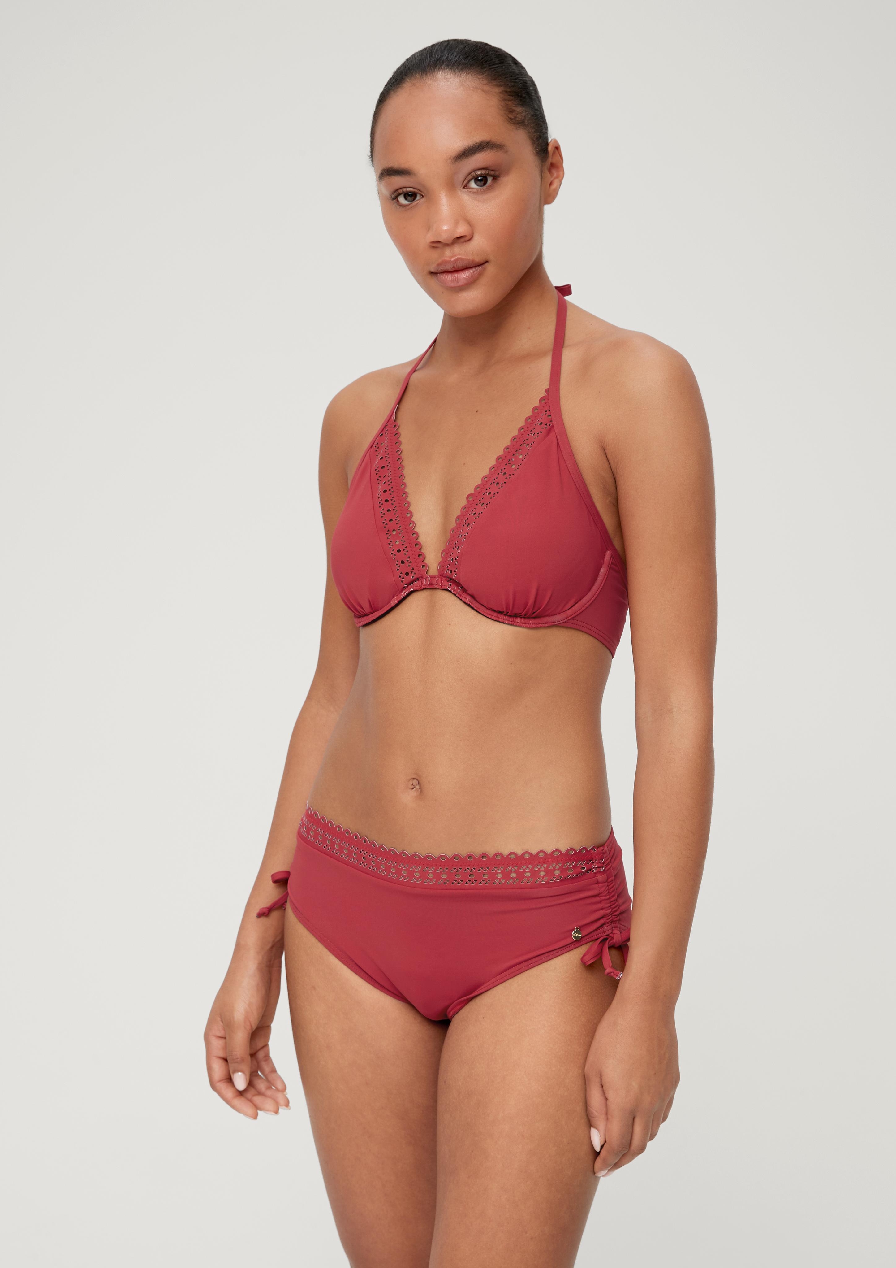 Bikinihose mit seitlicher Raffung  6008722-3400