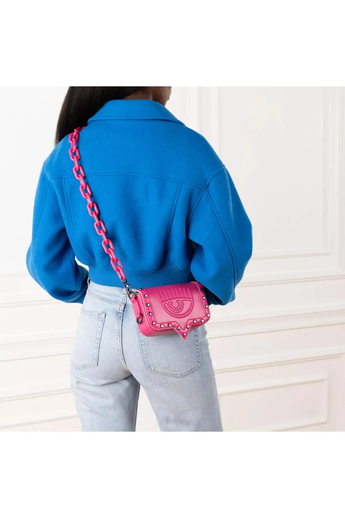 CHIARA FERRAGNI  Serie A - Eyelike Taschen, Sketch 02 Taschen Fuchsia Rot