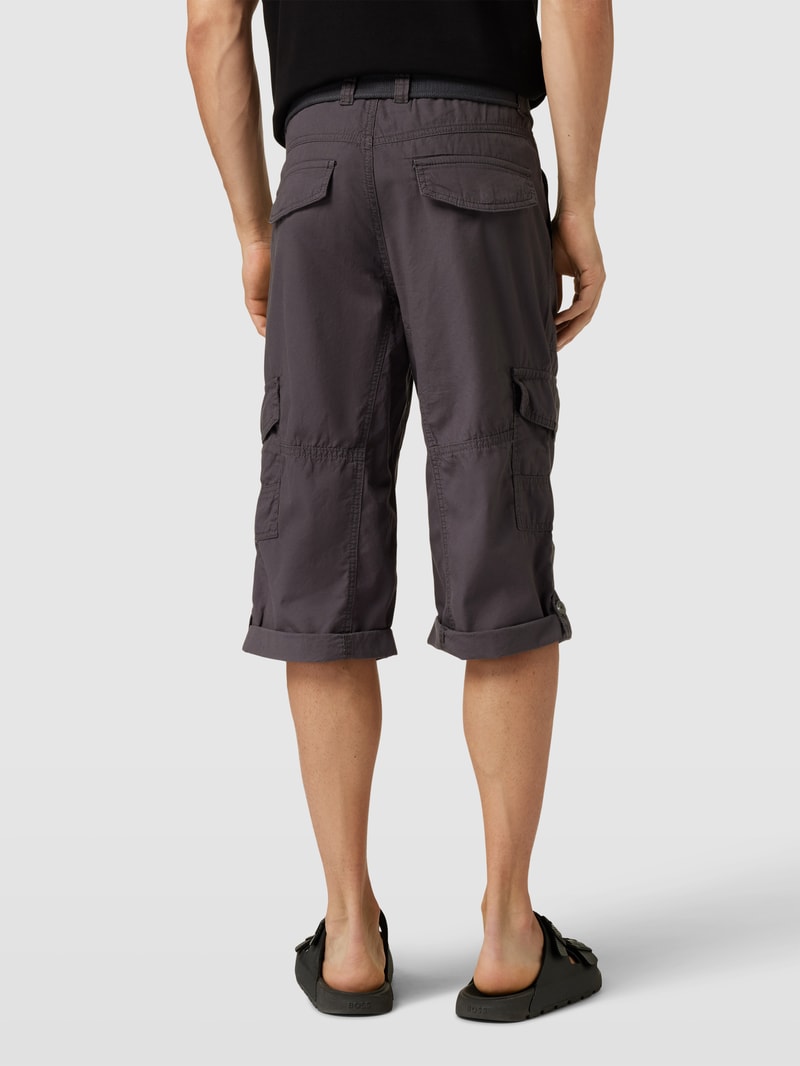 Cargoshorts inklusive Gürtel in dunkelgrau