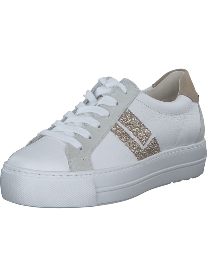 Paul Green Schnürschuhe in white/sand günstig kaufen