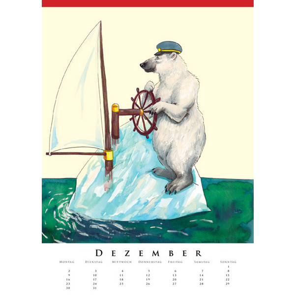 LEONARD ERLBRUCHS KINDERZIMMERKALENDER 2024 - Kalender