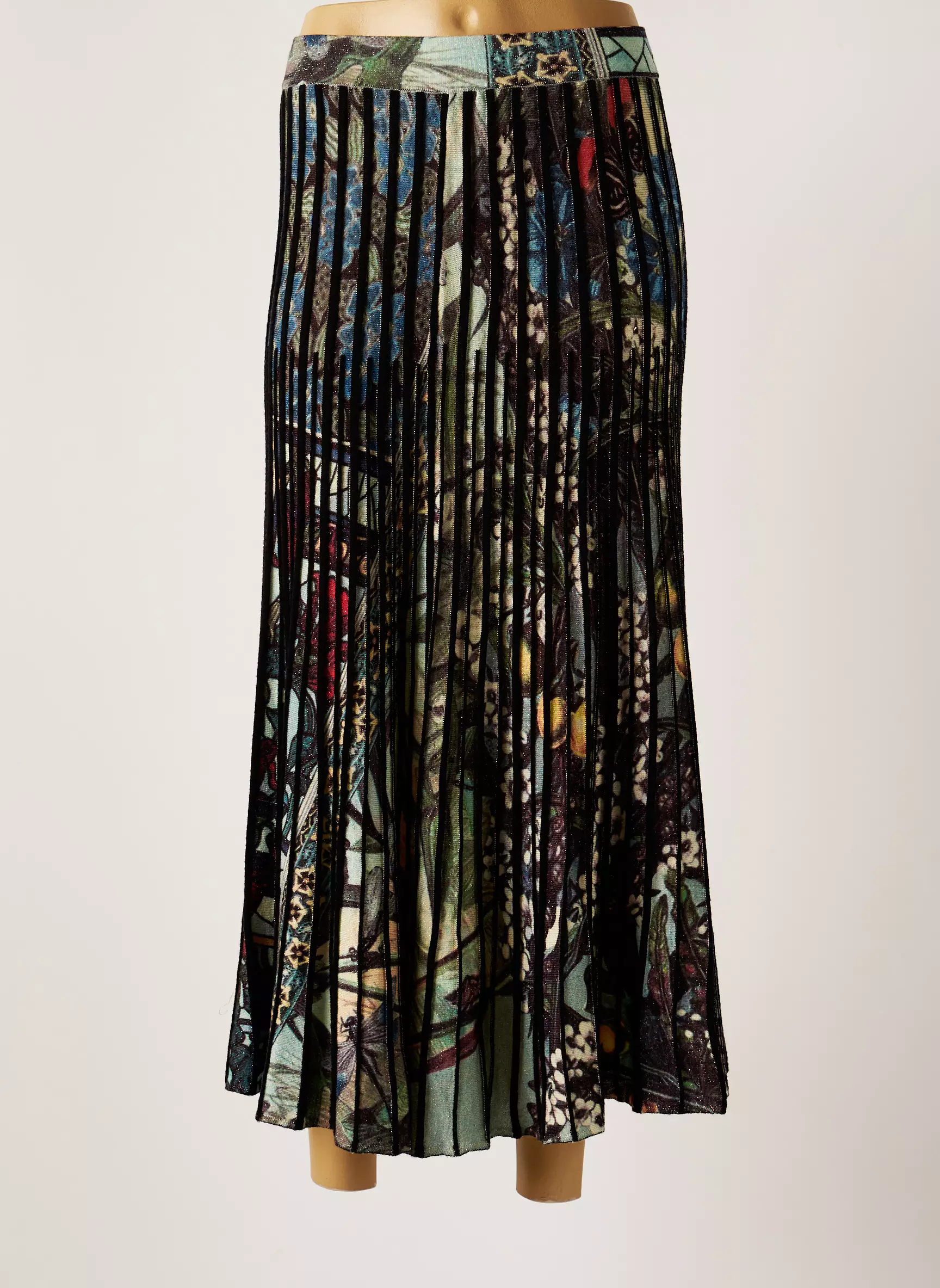 Jeich S Jupes Mi Longues Femme couleur noir