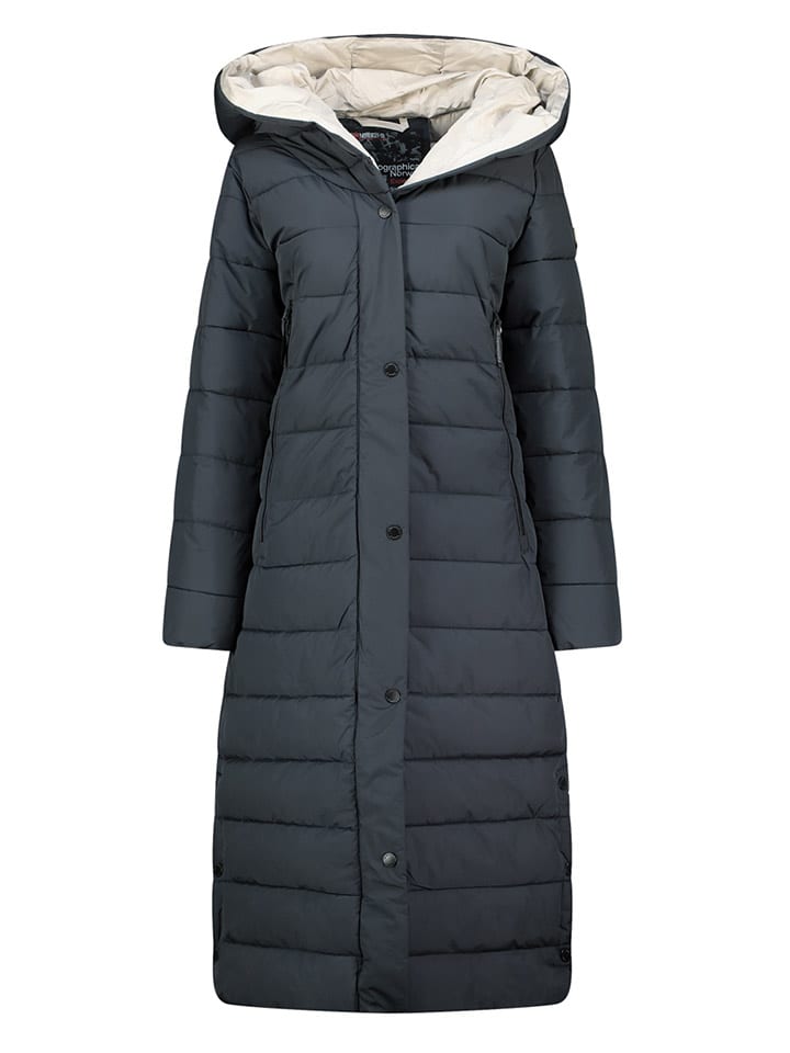 Geographical Norway Steppmantel in Dunkelblau günstig kaufen