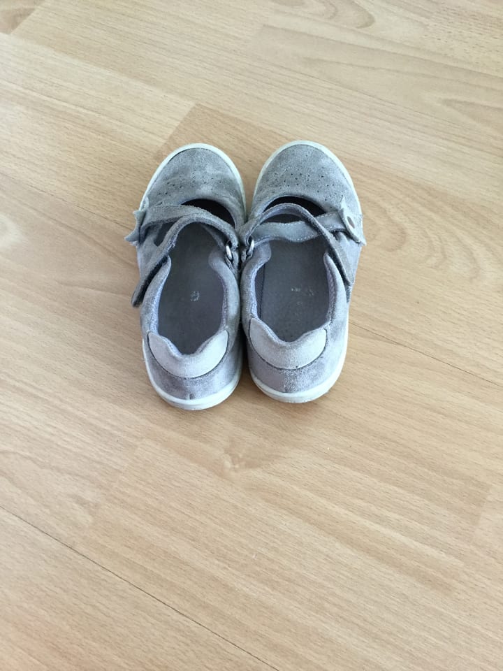 Richter Shoes Leder-Ballerinas in Grau günstig kaufen 27