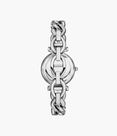 Fossil Uhr Carlie 3-Zeiger-Werk Edelstahl