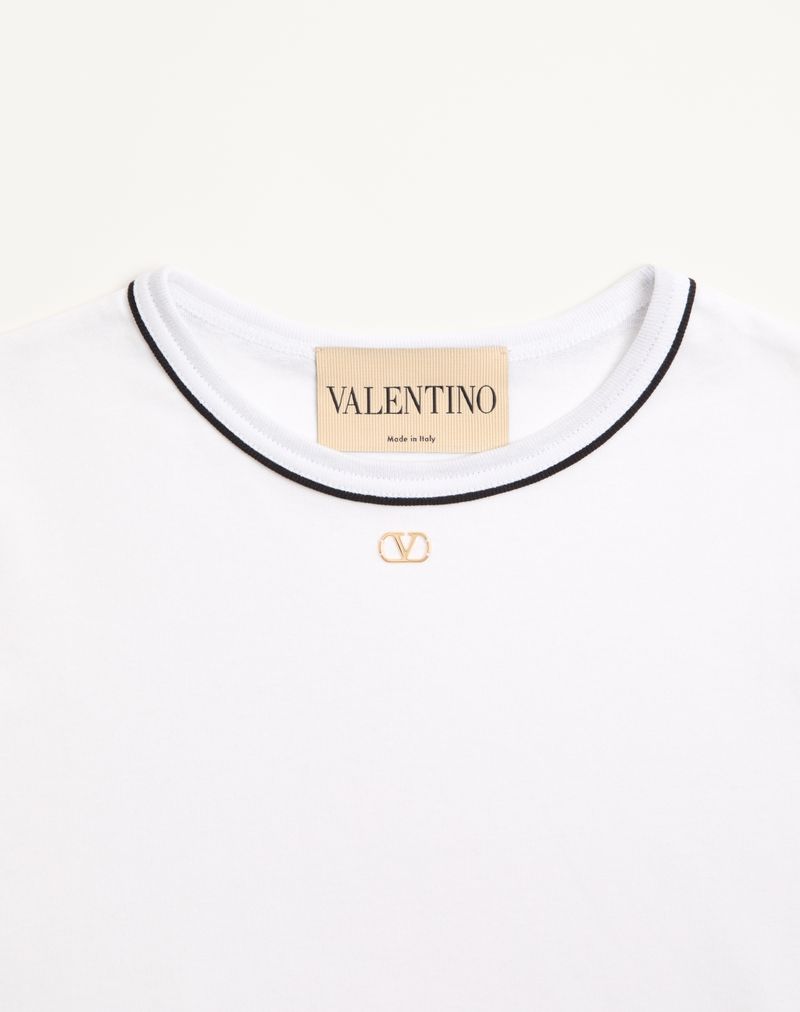 Camiseta de malha de algodão