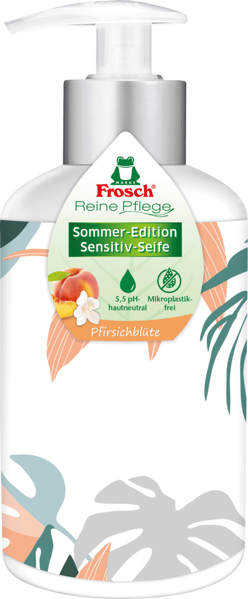 Flüssigseife sensitiv, reine Pflege Sommer-Edition, 300 ml
