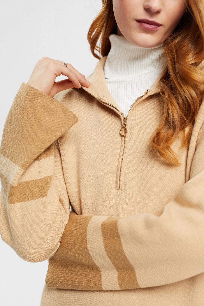 Hoodie mit halbem Zipper