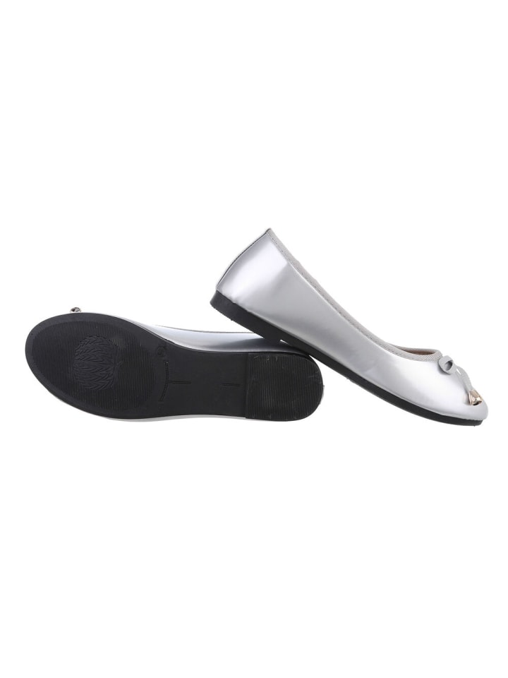 Ital-Design Ballerina in Silber günstig kaufen