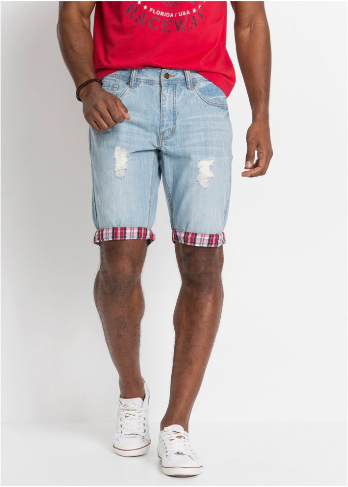 Jeans-Bermuda, Loose Fit