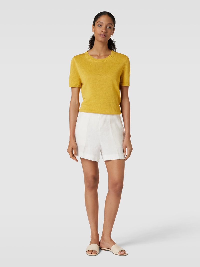Shorts mit französischen Eingrifftaschen in offwhite