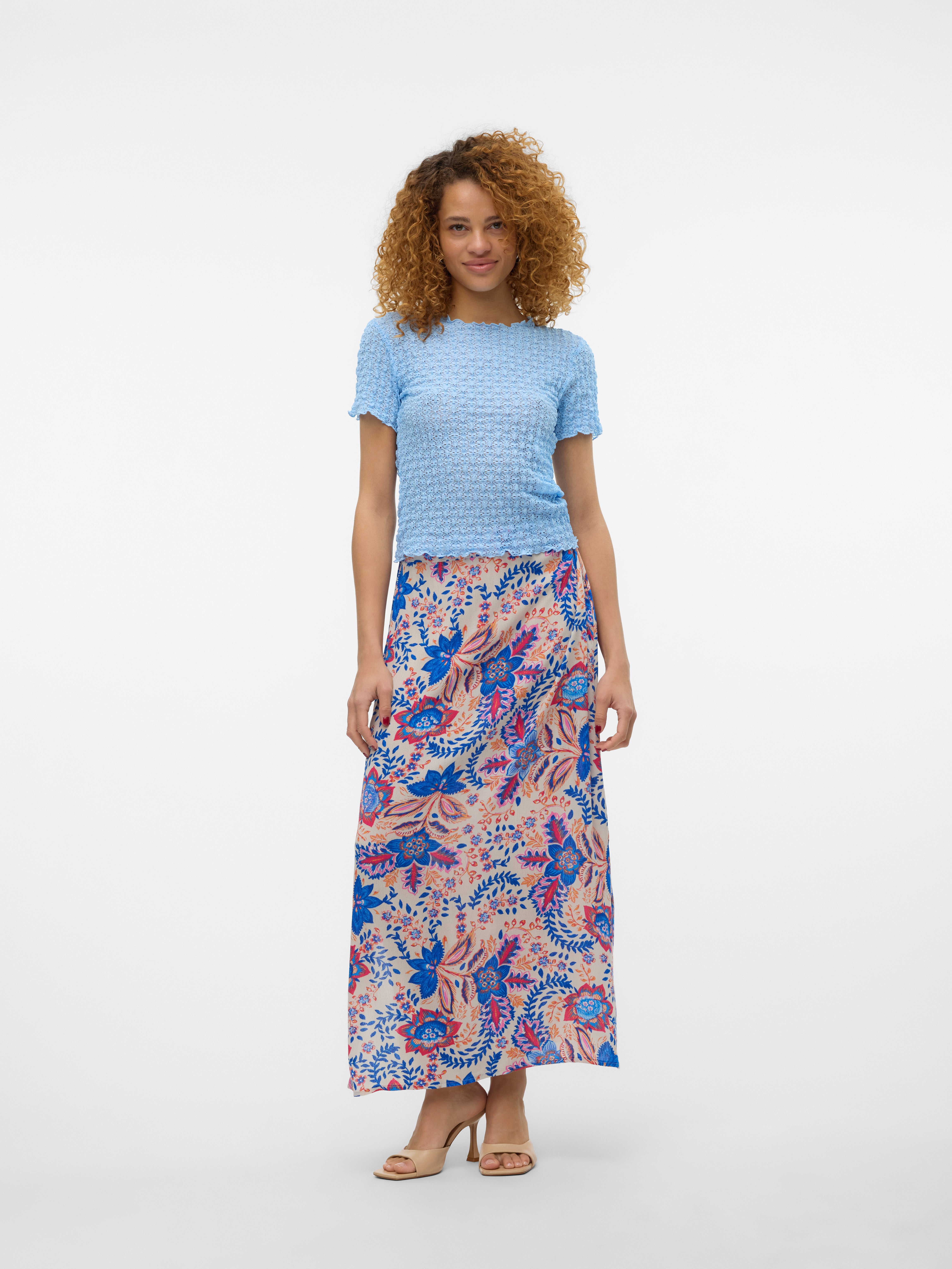 VMMENNY Mittlere Taille Langer Rock