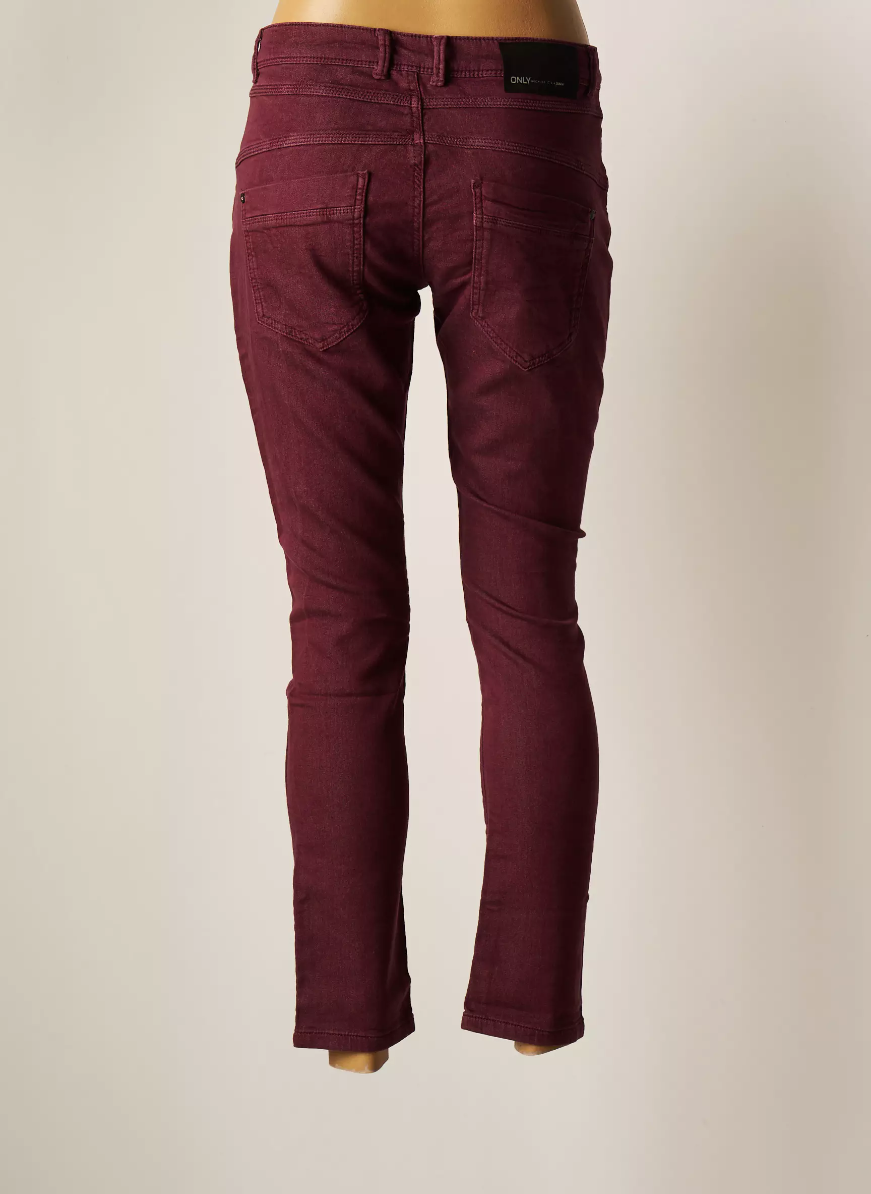 Only Pantalons Slim Femme couleur violet