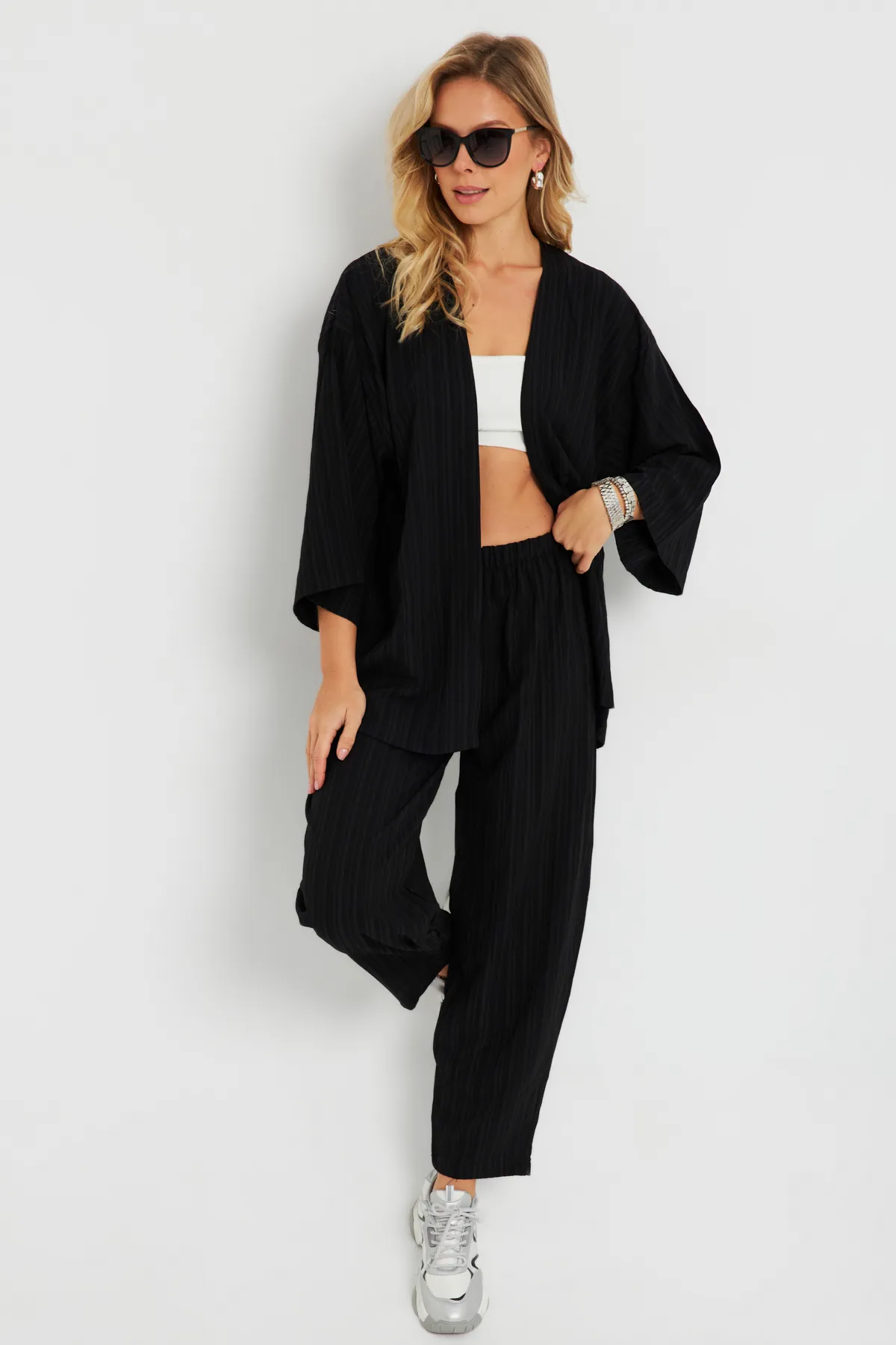 Cool & Sexy  Zweiteiler - Schwarz - Regular Fit