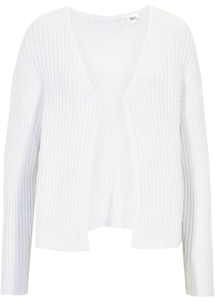 Offene Strickjacke, verkürzt